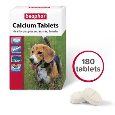 Beaphar   Calcium Tablets -  калциеви таблетки за кучета 180бр