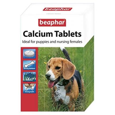 Beaphar   Calcium Tablets -  калциеви таблетки за кучета 180бр