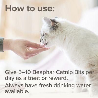 Beaphar Catnip-Bits – хрупкави хапки с паста с котешка трева 35гр