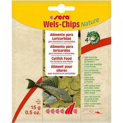 sera уелчипс Nature 15гр - основната храна за сомчета