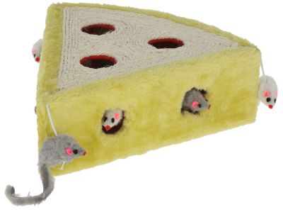 Kerbl - Sisal Toy Cheesy - Играчка сирене 28 / 28 / 10см