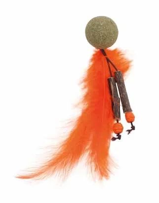 M-pets Cat Toy a Bug with Catnip - Играчка за котка Буболечка с катнип оранжев цвят