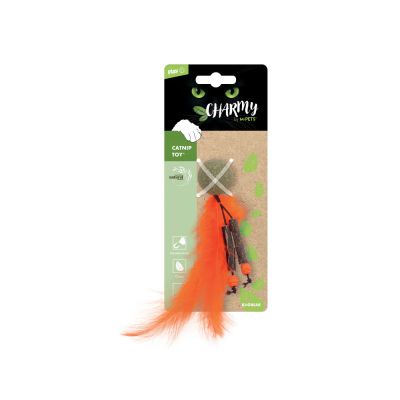 M-pets Cat Toy a Bug with Catnip - Играчка за котка Буболечка с катнип оранжев цвят