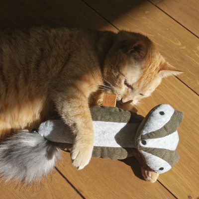 Играчка за котка Роко, 40 см, за гушкане