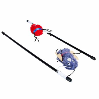EBI - Cat fishing rod gringo 2 spider & fly - Въдица за котки Паяк и Муха 40см