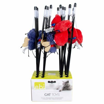 EBI - Cat fishing rod gringo 2 spider & fly - Въдица за котки Паяк и Муха 40см