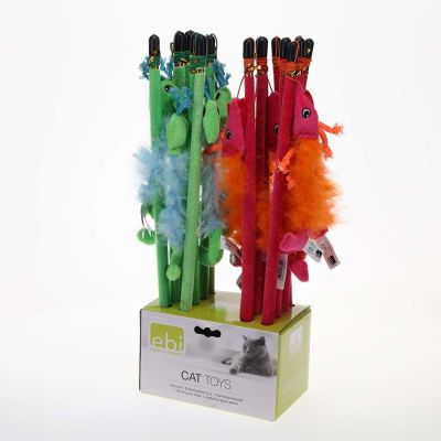 EBI - Fishing rod marine fun & display - Въдица за котки Пухкава с нос 40см