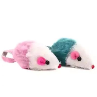 PlayMe Cat Toy Mouse - Играчка за котки Пухкаво мишле 1 бр
