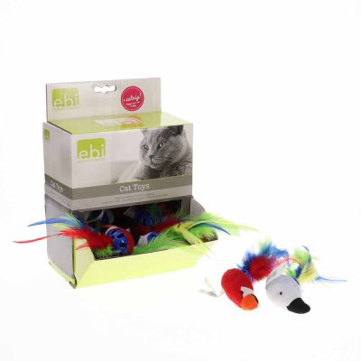 EBI - Shortplush plastic ball - главичка с опашка
