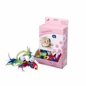 EBI - Shortplush plastic ball - главичка с опашка