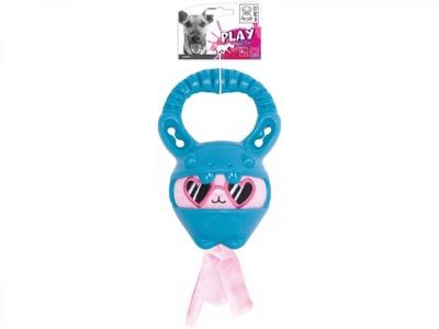 M-Pets - SWEETY Dog Toy with treat dispenser - Гумена играчка с дозатор за лакомства Суити, ринг с лициче 18 см,