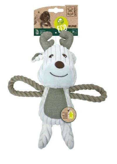 M-Pets - Eco dog toy Rune - Еко играчка елен, Руни 30 см