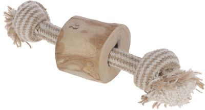 Kerbl Coffee tree with rope - Играчка за куче от Кафено дърво с въже 20 см