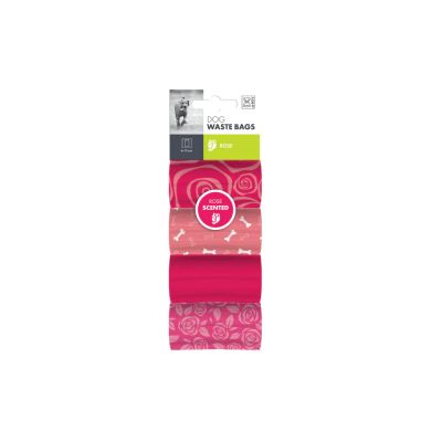 M-Pets - Dog Waste Bags - Ароматизирани пликчета 8 х 15 бр роза