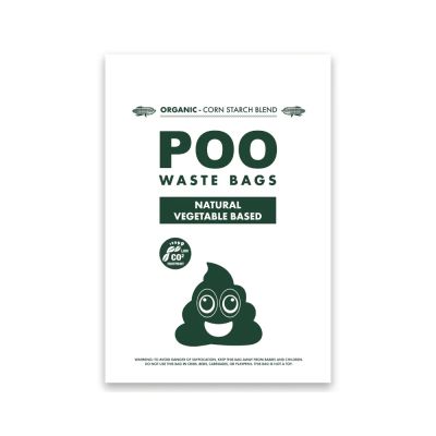 M-pets - Poo Waste Bag Bio - 100% Биоразградими и компостируеми пликчета 8 ролки