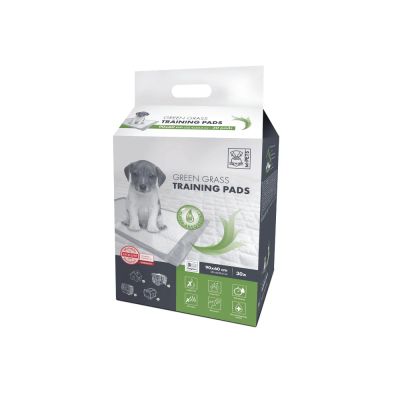 M-Pets Green Grass Puppy training pads - Памперси за постилане с аромат на Трева 90 х 60 см / 30 бр