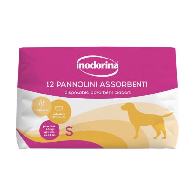 Inodorina pannolini Памперси тип гащички, S 2-5 кг, 25-33 см, 12 бр