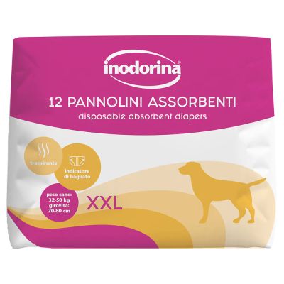 Inodorina pannolini  Памперси тип гащички, XXL 32-50 кг, 70-80 см, 12 бр