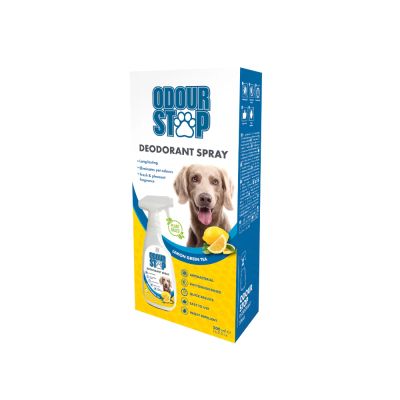 M-Pets - Odour Stop  Почистващ спрей със  Зелен чай и лимон  500 мл