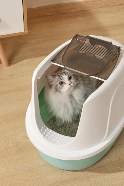 M-pets Tima Eco - Закрита котешка тоалетна Тима M 53 см
