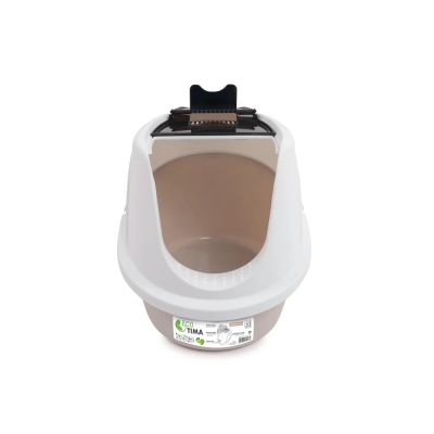 M-pets Tima Eco Green - Закрита котешка тоалетна Тима  L 60 см