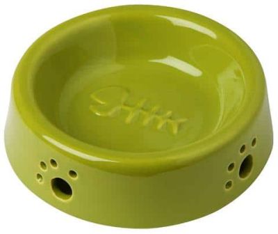 Kerbl - Ceramic Bowl Fish - Керамична купа за коте  125 мл синя / зелена
