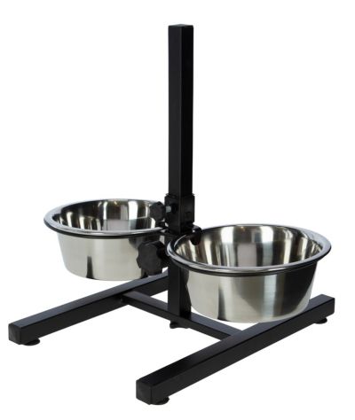 Feeding Bar Стойка + метални купи  2 x 1800 ml 