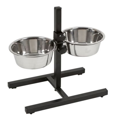 Feeding Bar Стойка + метални купи 2 x 2800 ml 