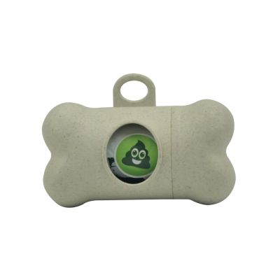 POO Dog Waste Bags Dispenser Био Бамбуков диспенсър, с биоразградими пликчета