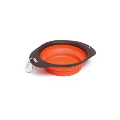 M-Pets - On The Road Foldable Bowl - Силиконова купа 20 см оранжева
