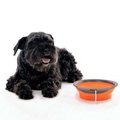 M-Pets - On The Road Foldable Bowl - Силиконова купа 20 см оранжева