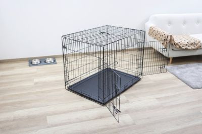 Kerbl - Dog Cage - Метална клетка, сгъваема 92 / 63 / 74, 2 врати