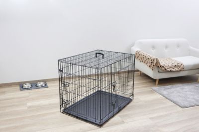 Kerbl - Dog Cage - Метална клетка, сгъваема 92 / 63 / 74, 2 врати