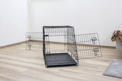 Kerbl - Dog Cage - Метална клетка, сгъваема скосена 107 / 74 / 85, 2 врати