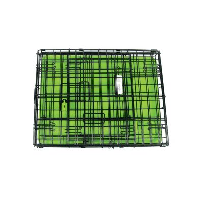 M-Pets - Voyager Wire Crate 2 doors Green - метална, сгъваема клетка със зелено дъно XXL - 122 / 76 / 84, 2 врати