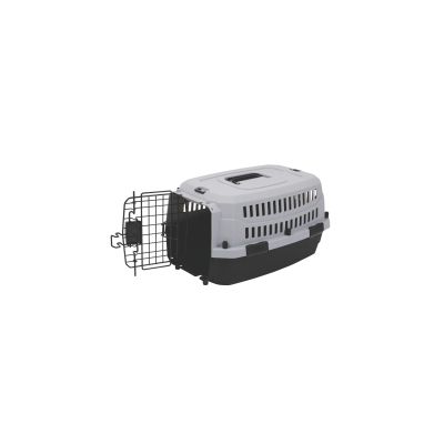 M-pets Viaggio - Транспортна чанта за домашен любимец цвят сиво-черно L 92 / 61 / 66 см