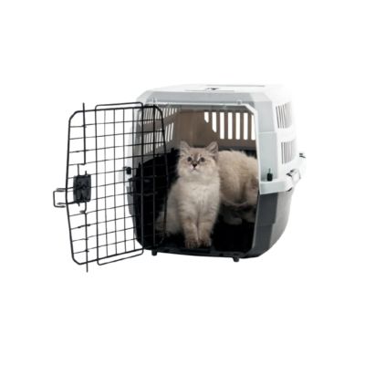 M-pets Viaggio - Транспортна чанта за домашен любимец цвят сиво-черно L 92 / 61 / 66 см