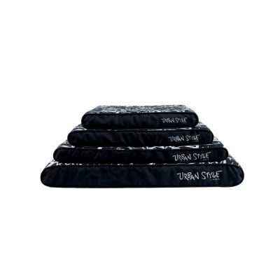 M-pets Urban style mattress - Матрак за куче в градски стил черно-бял  95 / 65 см