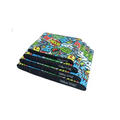 M-pets Urban style mattress - Матрак за куче в градски стил цветен 65 / 45 см