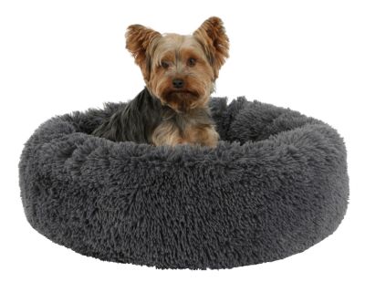Snugly Bed Fluffy Легло пухкаво, кръгло сиво 60 см.