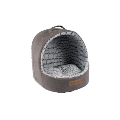 M-Pets - Snake Suede Bed 39x37x35 cm - легло-хралупа 39 / 37 см - тъмен велур 