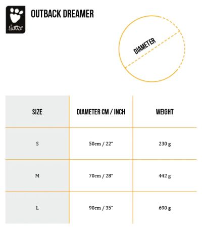 Hurtta Outback Dreamer - легло спален чувал за куче, S - 50см