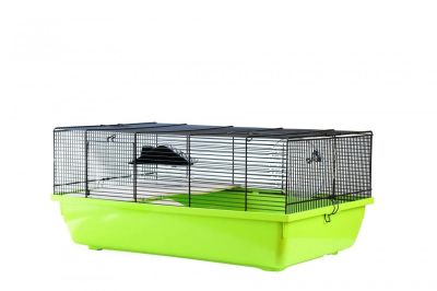 Interzoo - Pixie - клетка за гризачи с дървени площадки 58 / 38 / 26