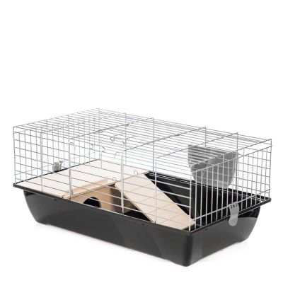 Interzoo - SUPER RABBIT - Клетка за гризачи Супер Рабит 80  - 78 / 48 / 34 - дървена площадка