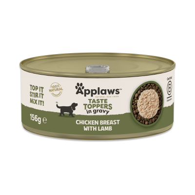Applaws Chicken Breast with Lamb in gravy - консерва за куче с пилешко филе и агне в сос грейви 156гр