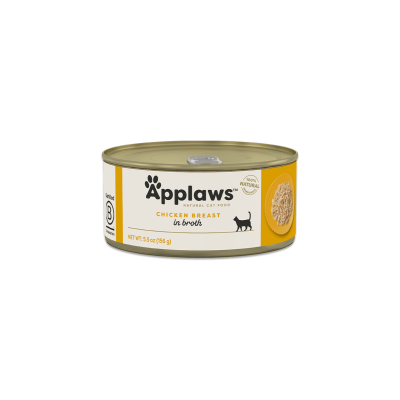 Applaws Chicken Breast in broth 156g - Месни хапки за котка с пилешко филе в бульон