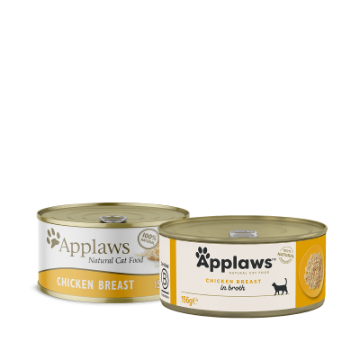 Applaws Chicken Breast in broth 156g - Месни хапки за котка с пилешко филе в бульон