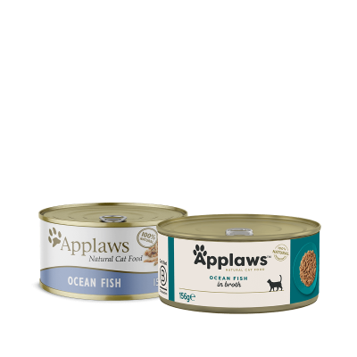 Applaws Ocean Fish in broth 70g - Месни хапки за котки океанска риба в бульон
