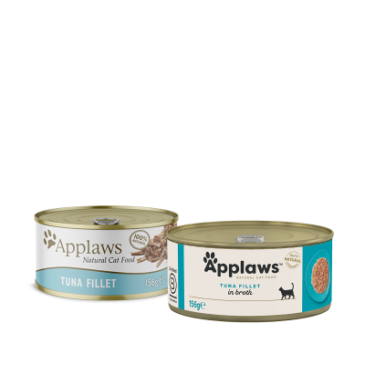 Applaws Tuna Fillet in broth 70g - Месни хапки за котка с риба тон в бульон