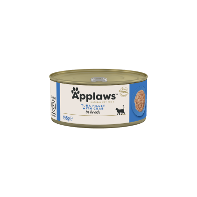 Applaws Tuna with Crab in broth 70g - Месни хапки за котка риба тон с раци в бульон